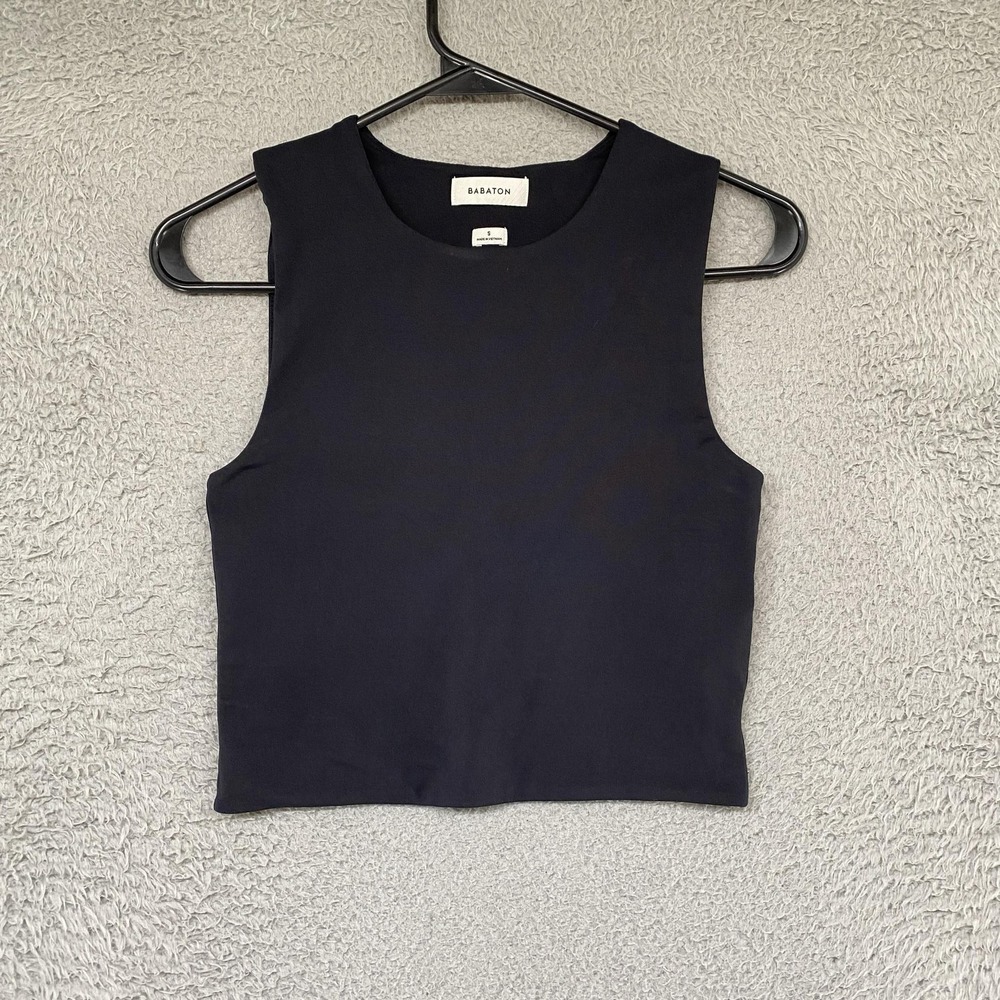 Babaton Contour Tank Top Womens Small Black Aritzia Minimalist Muscle Tank